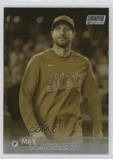 2023 Topps Stadium Club Chrome Gold Minted Refractor Max Scherzer #178 v9t