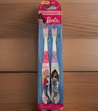 Barbie ToothBrush Buddies - 2 Pack Soft Toothbrush. Brand New. Sealed.