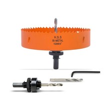 6 Inch Hole Saw with Arbor for Metal Wood and Plastic Cutting, 152mm Bi-Metal...