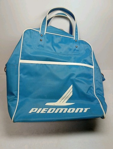 Vintage Piedmont Airlines Carry On Bag Light Blue