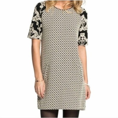 MAISON SCOTCH Scotch & Soda Large Black/Tan Dress -  Travel Teaching Comfort
