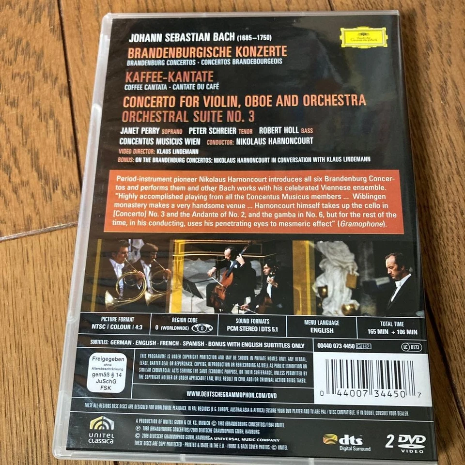 2 disc set Bach Brandenburg Concerto Coffee Cantata - Image 2 of 2