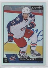 2016-17 O-Pee-Chee Rainbow Foil Matt Calvert #376 8hk