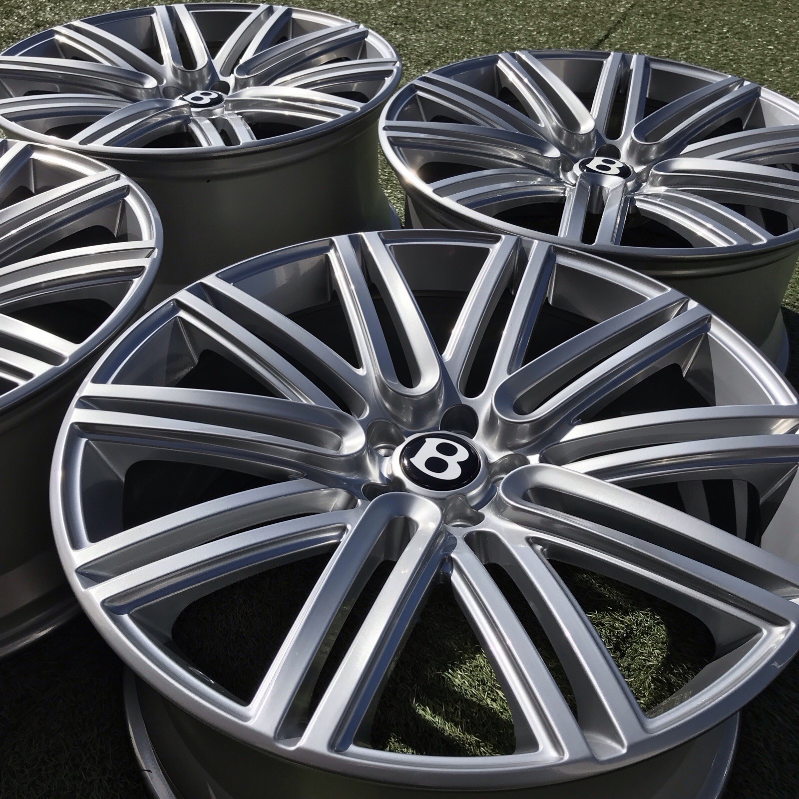 21 BENTLEY CONTINENTAL RIMS OEM FORGED 3W0601025DN GT  FACTORY WHEELS GTC SPEED