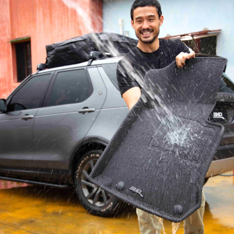 3D MAXpider Custom Fit Kagu Black 1st Row Floor Liners for Audi A6 S6 A7 Sedan Foto 3 de 4