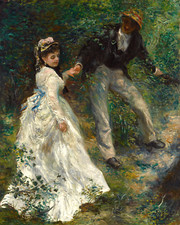 La Promenade by Pierre-Auguste Renoir 8"x10" Art Print 8x10