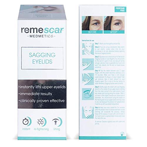 Remescar Sagging Eyelids Cream Instant Lifts Upper Eyelids Visible