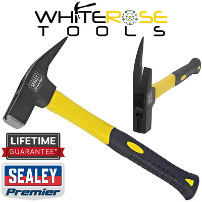 Sealey Dachdeckerhammer mit Fiberglasstiel 600g Premier Handwerkzeuge