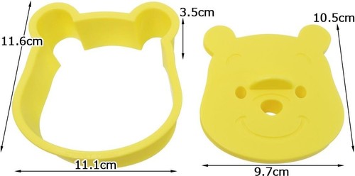 Skater Disney Pooh Brot Ausstecher Form Zum Selbermachen Hergestellt in Japan - Bild 5 von 5