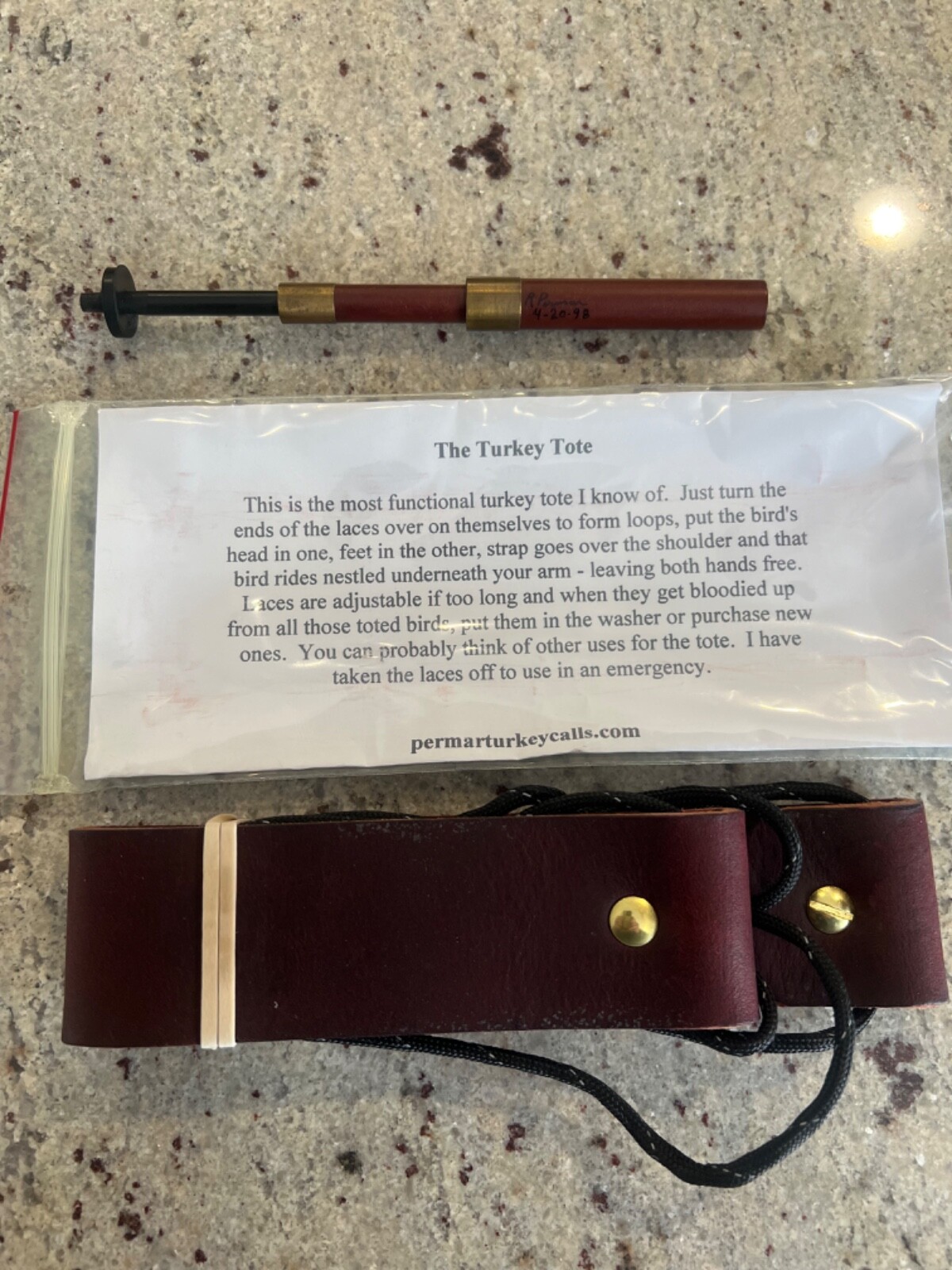 Ralph Permar Jordan yelper and tote. Turkey calls eBay