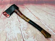 Bloody Axe Movie Prop PU Foam Short Hatchet Handheld Voorhees Halloween Weapon