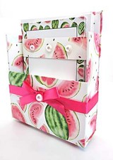 42-Pc Stationery Gift Box Set w/Reusable Desktop Organizer Box and Gold Pen - Fr