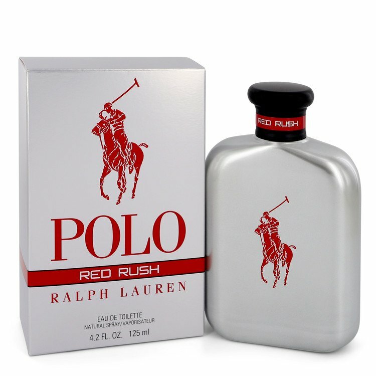Polo Red Rush By Ralph Lauren 4.2oz/125ml EDT Cologne Spray for Men New In Box