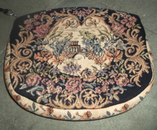 1940s Petit Point Clutch   Floral Tapestry Purse  Evening Bag, Classic Needlework