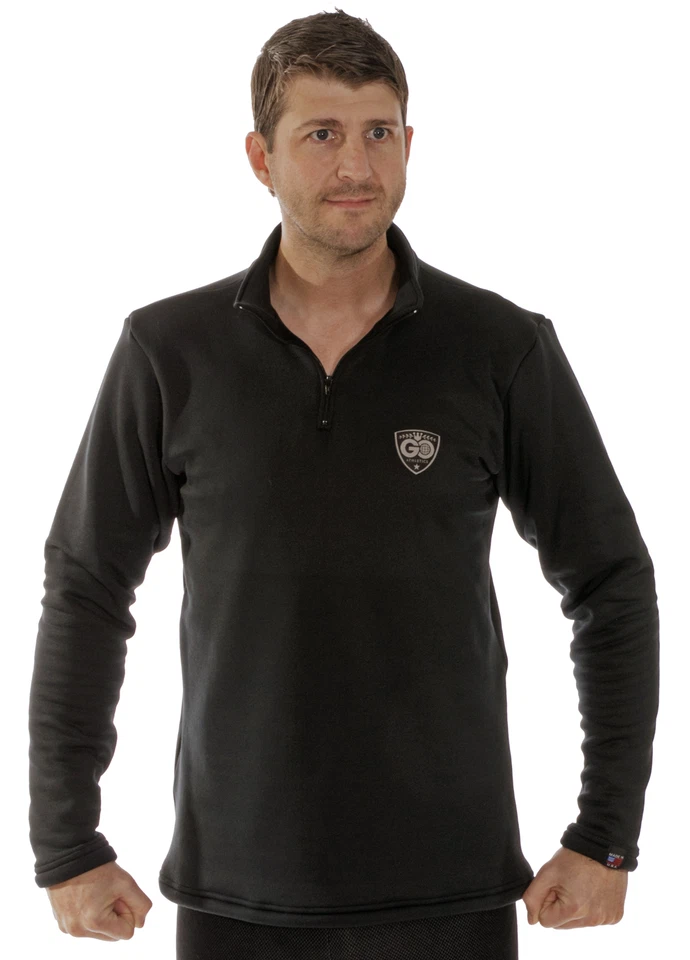 Hombre Extra Cálido Bajo Cero Clima Coldgear Base Capa 1/4 Cremallera Extrema Camiseta Foto 4 de 4