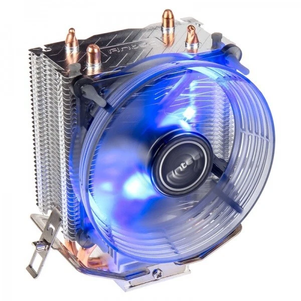 Antec A30 Intel AMD Dual Heatpipe Quiet 95w CPU Cooler Silent Blue 9cm LED Fan - Image 2 of 4