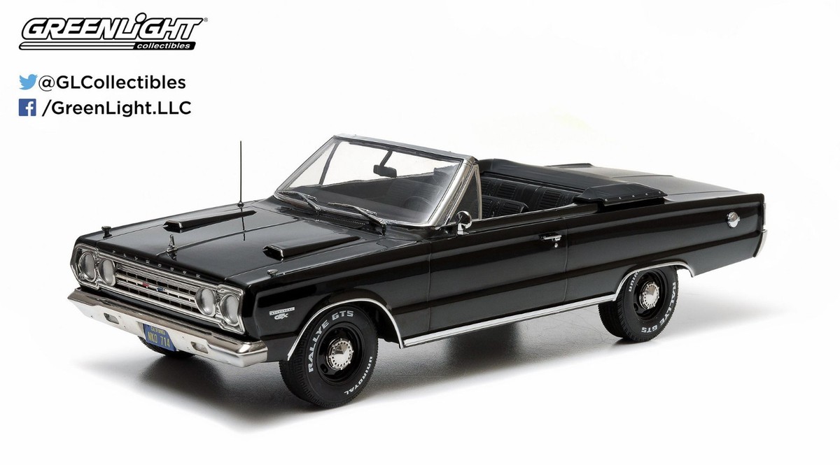 1967 Plymouth GTX BLACK 1:18 19007 | eBay