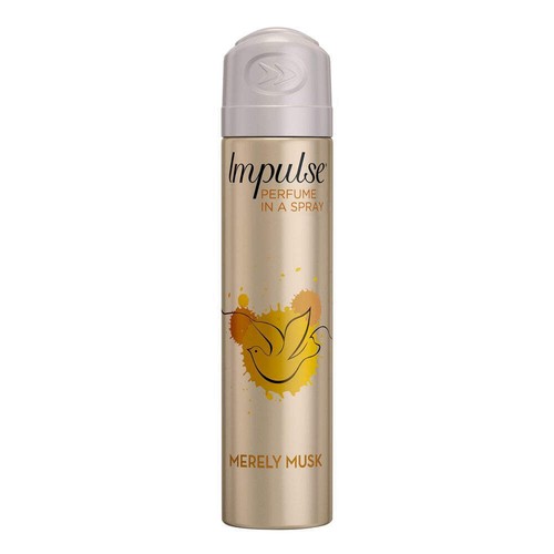 Impulse Women Body Spray Aerosol Deodorant Merely Musk 75ml - Picture 2 of 3