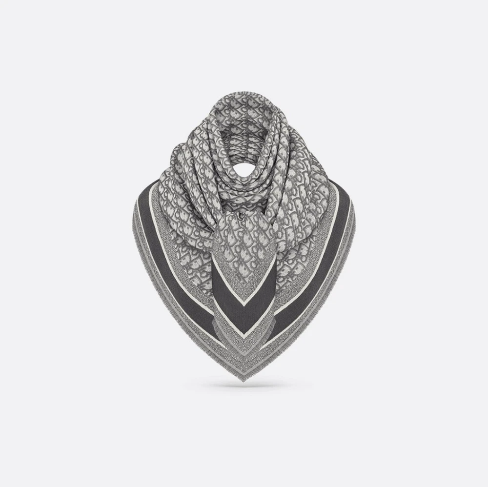 Grande écharpe châle Dior neuve + boite neuve 