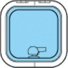 Lewmar Size 10 Low Profile Hatch Flange Base