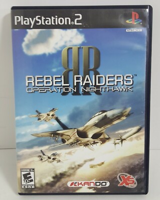 REBEL RAIDERS OPERATION NIGHTHAWK PS2 Playstation 2 COMPLETE CLEAN TESTED