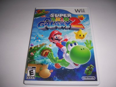 Original Box Case for SUPER MARIO GALAXY TWO 2 w/ Manual &amp; Inserts ...
