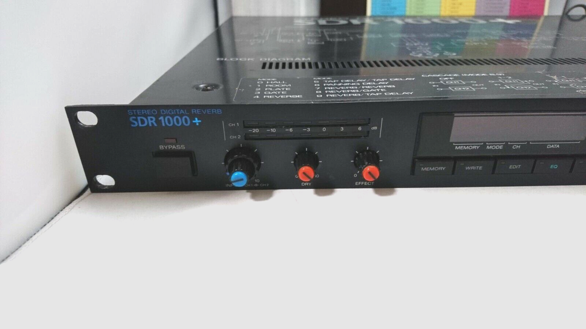 Ibanez SDR 1000 Stereo Digital Reverb Processor Japan 220v