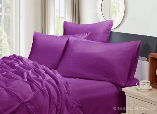 Pair of 1000TC Super Soft QUEEN Size Pillow cases / KING Size Pillowcases - Picture 10 of 21