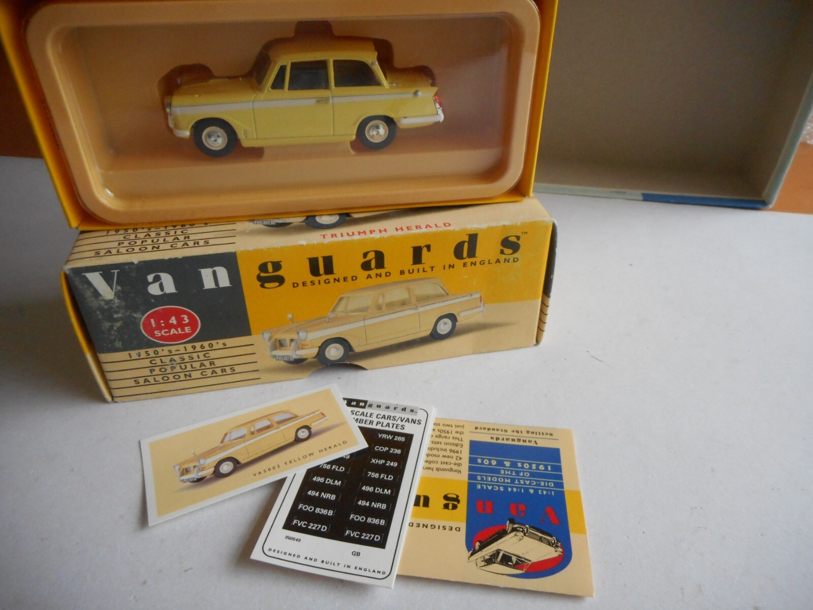 Vanguards VA5002, Triumph Herald - Free Price Guide & Review
