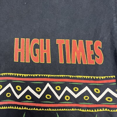 Vintage 90s High Times Magazine Single Stitch T Shirt XL | eBay