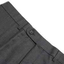 Jack Victor NWOT Super 110's Wool Dress Pants Size 35R US Haze In Gray Melange