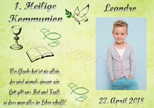  Tortenaufleger Tortendeko Bilddruck Fototorte Kommunion/Firmung 232