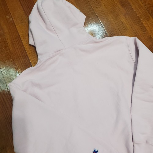 Champion Sweater Womens Adult Medium Pink Hoodie Reverse Weave Sweatshirt Ladies - Picture 13 of 13