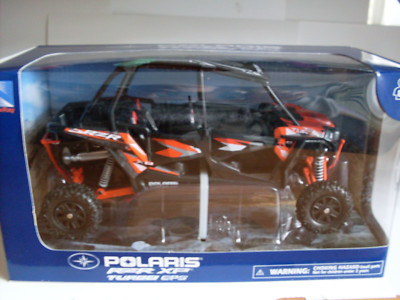 Polaris RZR XP 4 1000 Titanium orange, ATV Modell 1:18, NewRay