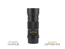 Lens JUPITER - 37A Telephoto 3,5/135 Copy Sonnar Mount M42 - FX Camera Fujifilm
