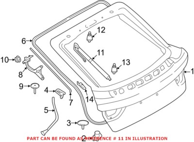 Genuine OEM Passenger Right Tailgate Lift Motor For BMW 51247298984