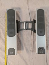 Pair of SMART Technologies USB Audio System Speakers w brackets