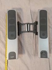 Pair of SMART Technologies USB Audio System Speakers w brackets