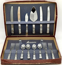 Vintage Banner Metaltone Junior Tableware Tea Party Playing House Complete Set