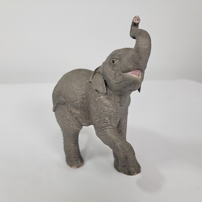 1992 LENOX Asian Elephant Porcelain Endangered Baby Animals 8.25
