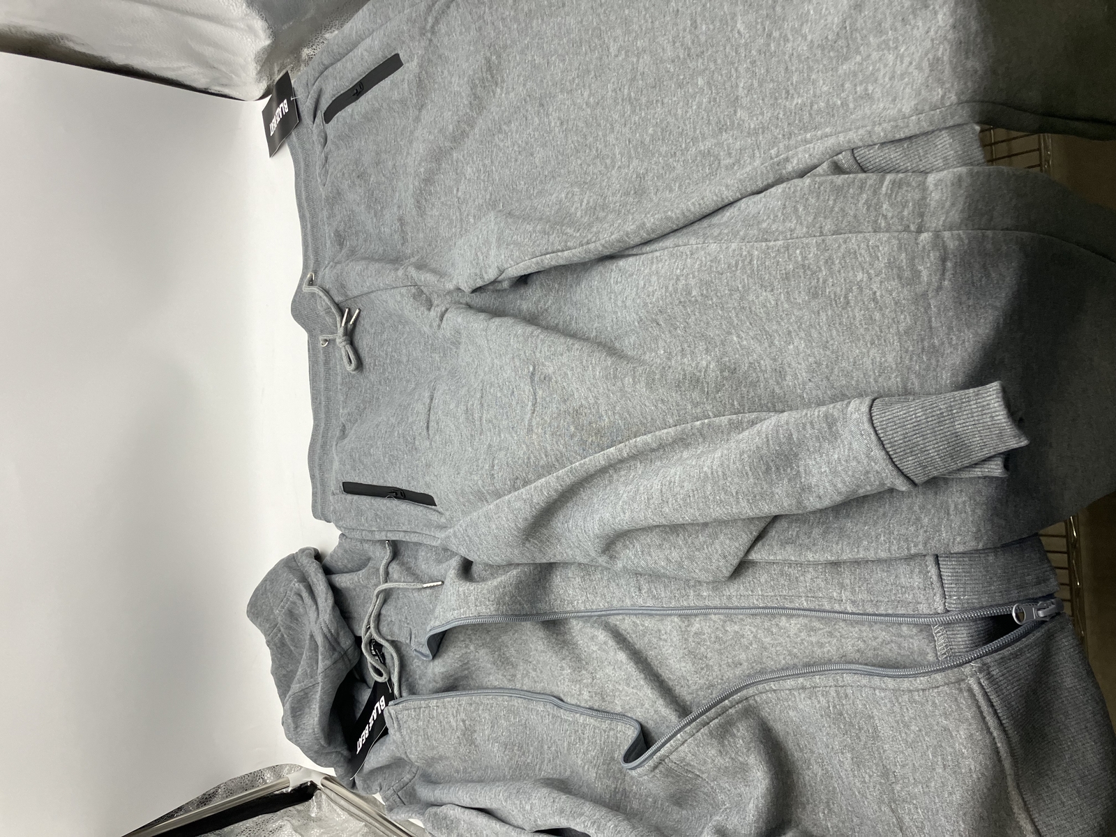 СПОРТИВНЫЙ КОСТЮМ-ДВОЙКА BLAZE BEAT ТОЛСТОВКА С КАПЮШОНОМ СПОРТИВНЫЕ ШТАНЫ 2XL HEATHER GREY HR24005 9090₽