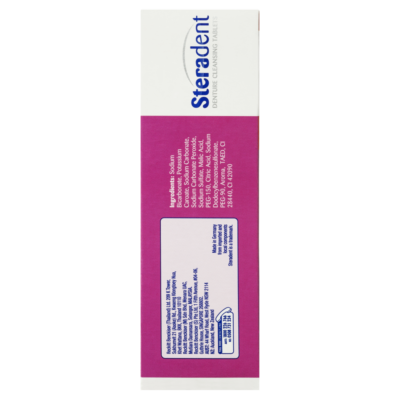 Steradent Denture Cleansing Tablets Extra Strength Whitening 48 Pack Partials - Foto 7
