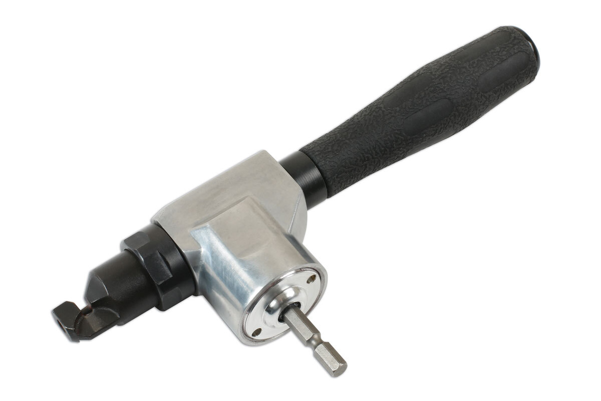 Laser 7693 Sheet Metal Nibbler - Cordless Drill Attachment