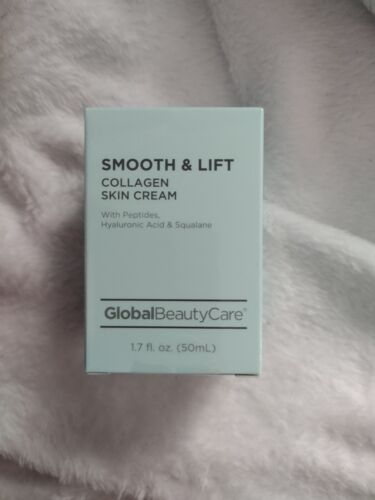 Global Beauty Care Smooth & Lift Collagen Skin Cream NEW 1.7 fl oz