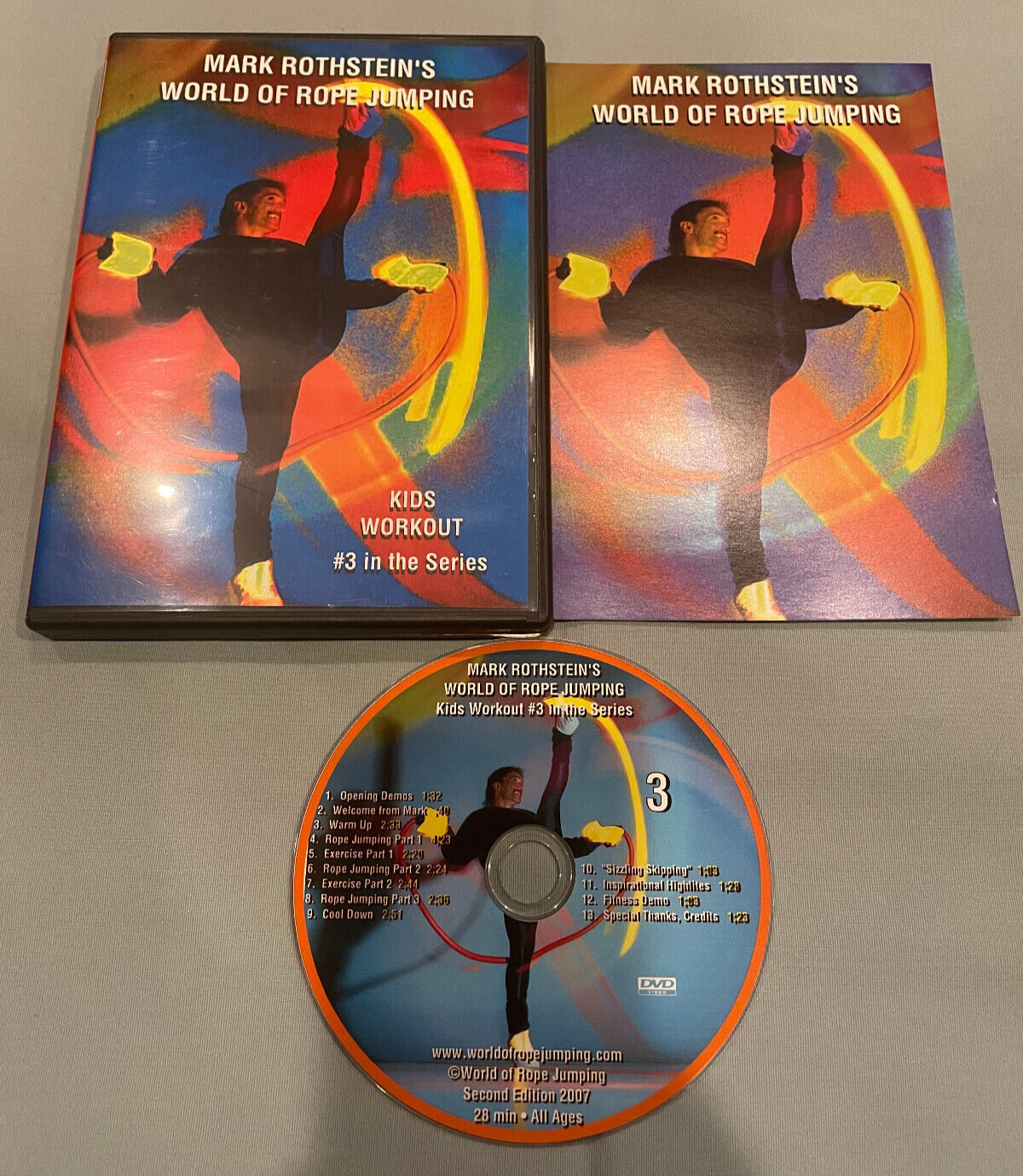 Mark Rothstein Mark Rothstein's World of Rope Jumping 3 Kids Workout DVD Video ...