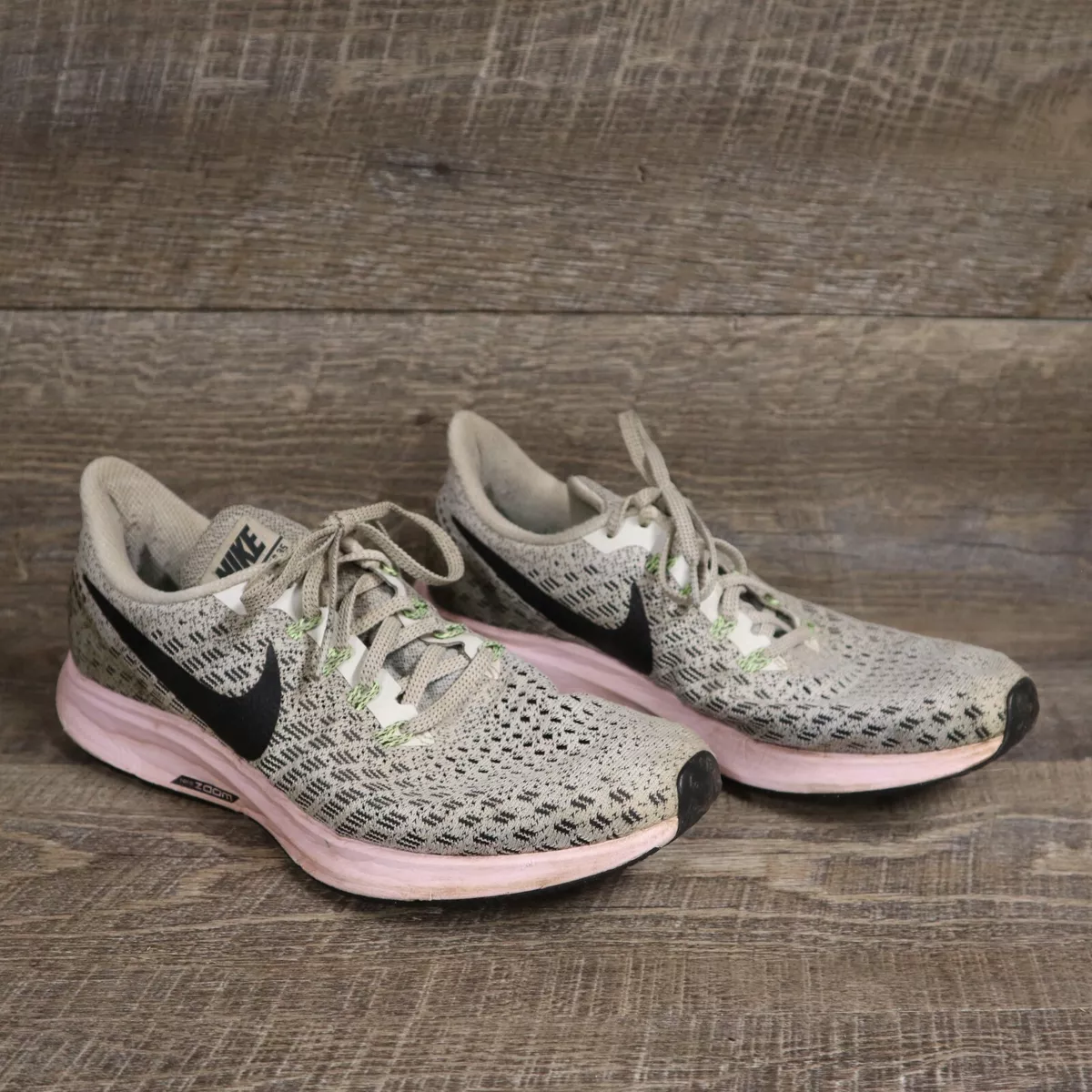 Verslaafde heilig Huh Nike Air Zoom Pegasus 35 942855-011 Grey Black Pink Women&#039;s Size 9.5 |  eBay