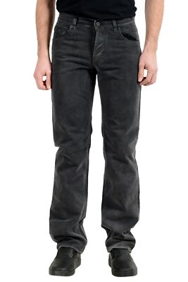 Exte Men's Gray Straight Leg Jeans