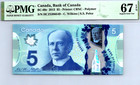 Canada 5 Dollars 2013 Pmg 67 Epq Superb Gem Unc Bc-69c