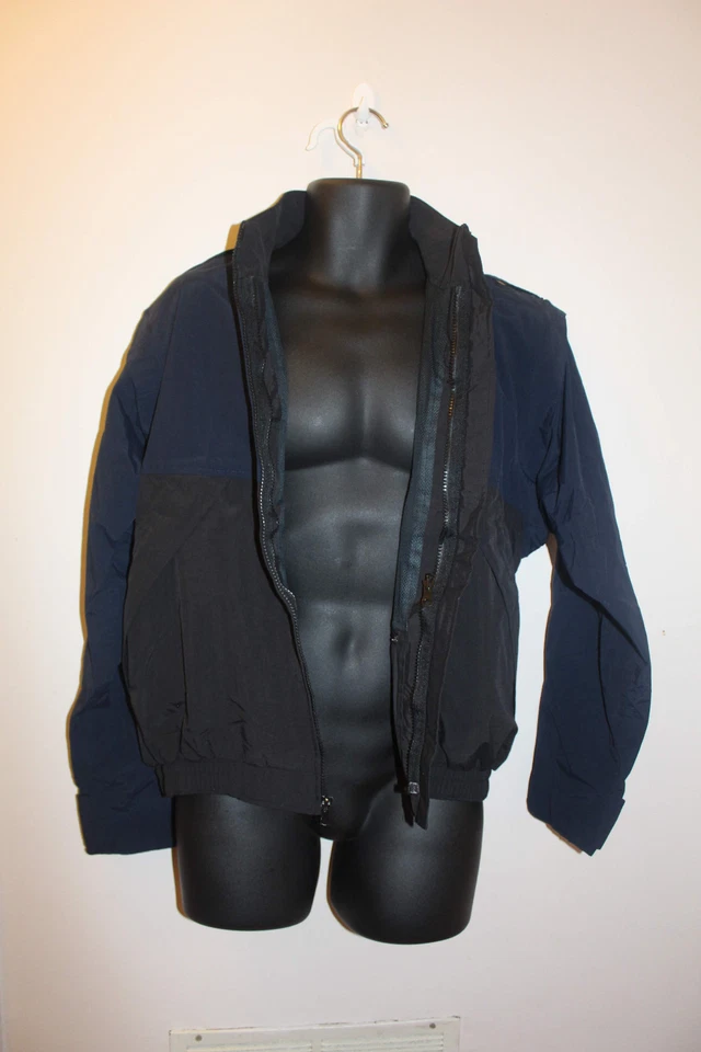 Mocean Men's Two Tone Jacket Blue/Black Full Zip - Pasadena Parking - Size XL  - Image 3 of 4