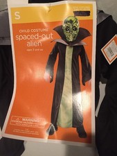 H4 Alien Halloween Costume Child Small 4-6 NEW IN PACKAGE